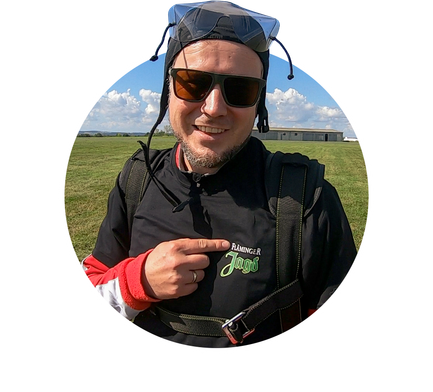 Dank des Gewinners an Fläminger Jagd